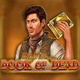 Book of Dead slot logo by Play'n GO at Nordicbet Casino