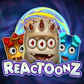 Slots logo of Reactoonz from Play'n GO at Nordicbet Casino